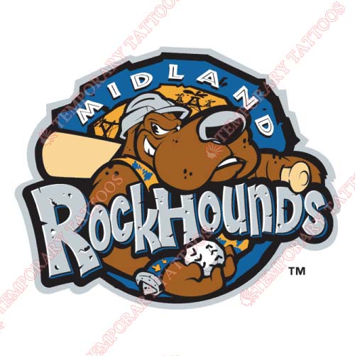 Midland RockHounds Customize Temporary Tattoos Stickers NO.7769